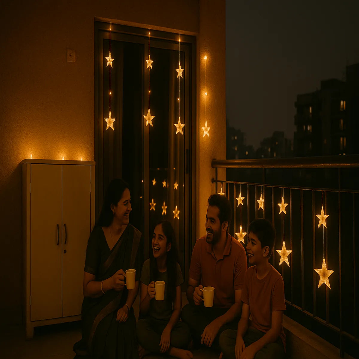 3M LED Star String Fairy Lights